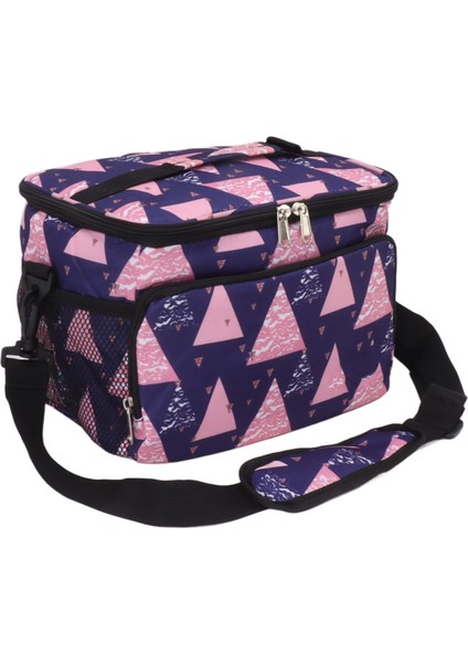 Yalıtımlı Öğle Yemeği Çantası Su Geçirmez Büyük Kapasiteli Taşınabilir Soğutma Öğle Yemeği Çantası Açık Kamp Seyahat Için Üçgen (Yurt Dışından) modelleri