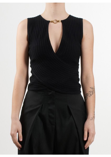 Siyah Kadın Bluz 78PAFM16