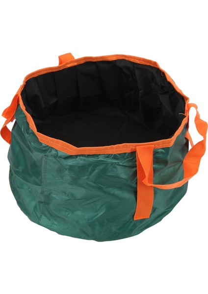 Açık Hava Katlanabilir Havza Yuvarlak Sağlam Aşınmaya Dalı Sağlam Güvenilir Taşınabilir Havza Seyahat Kamp Siyah Yeşil (Yurt Dışından)