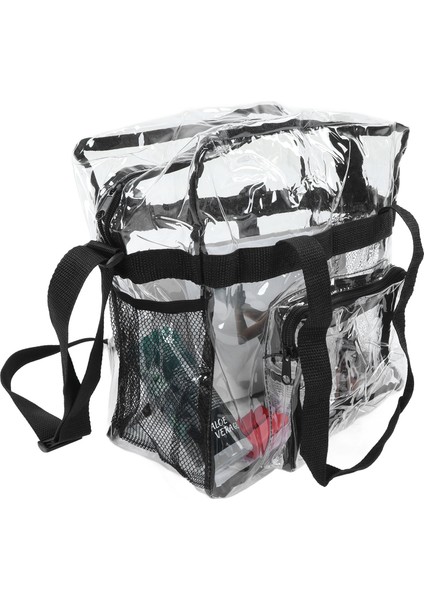 Seyahat Alışveriş Siyah Için Büyük Kapasiteli Şeffaf Çanta Soğuk Geçirmez Pvc Şeffaf Tote Çanta (Yurt Dışından) fiyatları