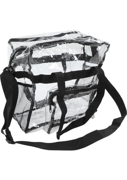Seyahat Alışveriş Siyah Için Büyük Kapasiteli Şeffaf Çanta Soğuk Geçirmez Pvc Şeffaf Tote Çanta (Yurt Dışından) fırsatları