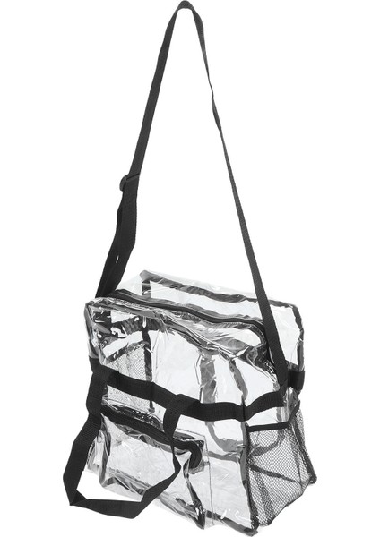 Seyahat Alışveriş Siyah Için Büyük Kapasiteli Şeffaf Çanta Soğuk Geçirmez Pvc Şeffaf Tote Çanta (Yurt Dışından) indirimleri