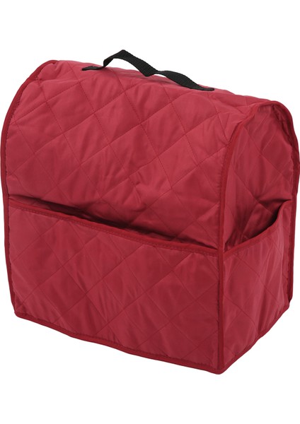 Mutfak Mikseri Kapağı Toz Taşıma Çantası Kir Önleyici Çizik Önleyici Mutfak Gıda Toz Kapağı Şarap Kırmızısı (Yurt Dışından)