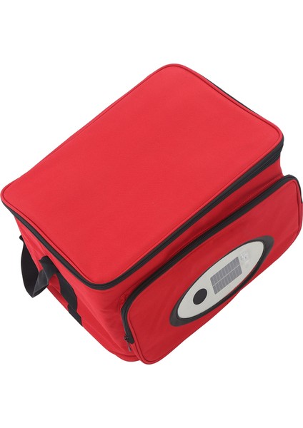 Güneş Yalıtımlı Bluetooth Hoparlör Buz Paketi 5 Modları USB LED Hoparlör Seyahat Soğutucu Çanta Sırt Çantası Piknik Için Kırmızı (Yurt Dışından) modelleri