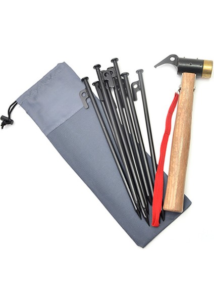 Çadır Stakes Saklama Çantası Su Geçirmez Kalınlaşmak Oxford Kumaş Çadır Mandal Çantası Taşınabilir Kamp Çadırı Tırnak Çantası Açık Havada (Yurt Dışından)