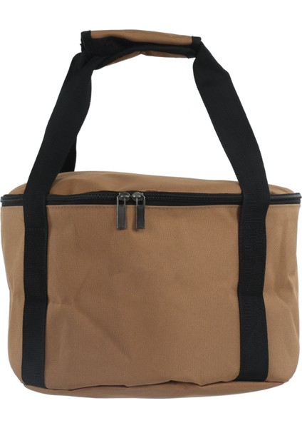 Açık Tencere Saklama Çantası Haki Taşınabilir Kamp Ocak Sofra Organizatör Saplı Kayışlar Piknik Için Orta Boy (Yurt Dışından)