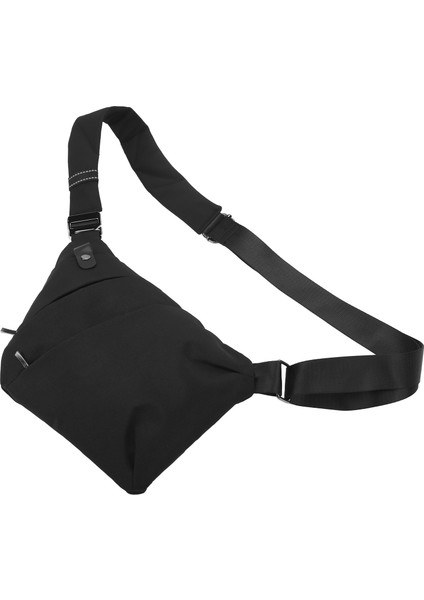 Sling Göğüs Çantası Moda Önler Hırsızlık Su Geçirmez Yüksek Kapasiteli Basit Omuz Çantası Açık Bisiklet Için Siyah (Yurt Dışından) fiyatları