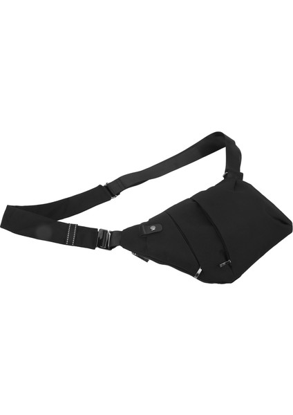 Sling Göğüs Çantası Moda Önler Hırsızlık Su Geçirmez Yüksek Kapasiteli Basit Omuz Çantası Açık Bisiklet Için Siyah (Yurt Dışından) fırsatları