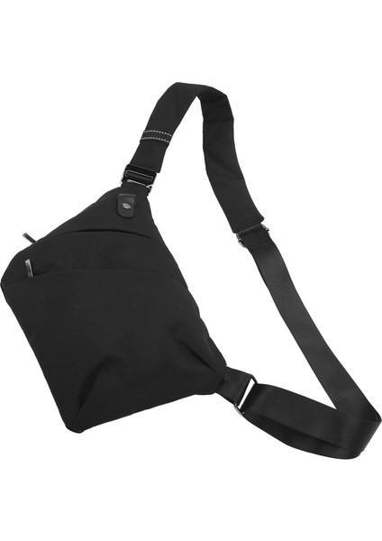 Sling Göğüs Çantası Moda Önler Hırsızlık Su Geçirmez Yüksek Kapasiteli Basit Omuz Çantası Açık Bisiklet Için Siyah (Yurt Dışından) indirimleri
