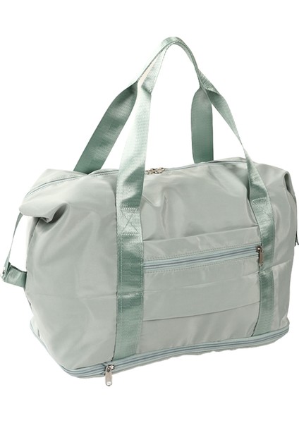 Su Geçirmez Spor Tote Islak Kuru Ayrım Spor Çantası Büyük Kapasiteli Katlanabilir Seyahat Çantası Yeşil (Yurt Dışından) modelleri