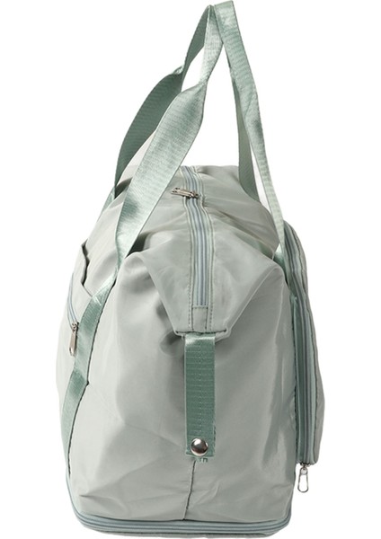 Su Geçirmez Spor Tote Islak Kuru Ayrım Spor Çantası Büyük Kapasiteli Katlanabilir Seyahat Çantası Yeşil (Yurt Dışından) fırsatları