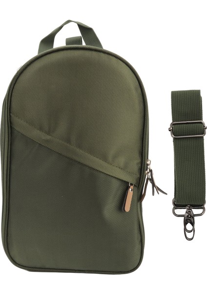 Kamp Pişirme Aletleri Çantası Polyester Elyaf Çok Fonksiyonlu Taşınabilir Kamp Tencere Organizatör Saklama Çantası Açıkbekü Seyahat Için Yeşil (Yurt Dışından)