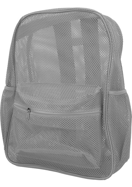 Örgü Sırt Çantası Ağır Hafif Büyük Kapasiteli Yıkanabilir See Through Sırt Çantası Yüzme Plaj Spor Gri (Yurt Dışından) fiyatları