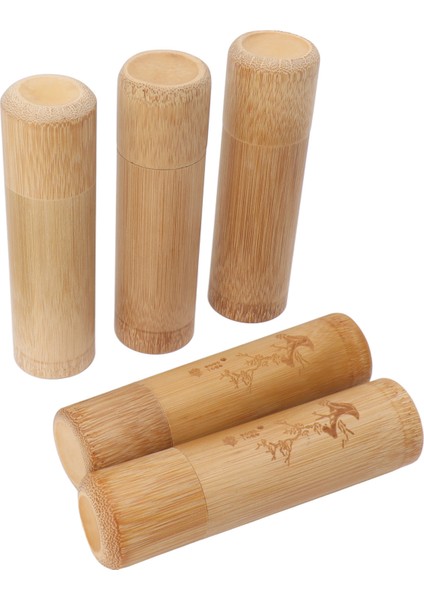 5 Adet 12CM Uzunluk Seyahat Bambu Çay Teneke Kutusu Çay Saklama Kabı Kavanoz Kahve Çekirdekleri Fındık 2 Adet Erik Çiçeği Tipi 3 Adet Boş Tip (Yurt Dışından) modelleri