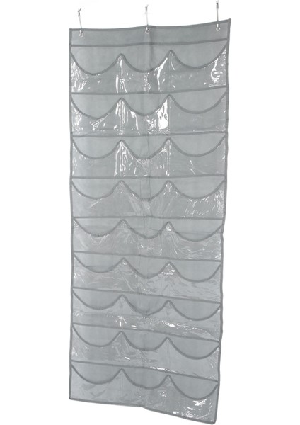 Kapı Şapka Organizatör Çok Amaçlı Moda Basit 27 Cepler Asılı Şapka Tutucu Kapılı Gardırop Sundurma Gri (Yurt Dışından) modelleri