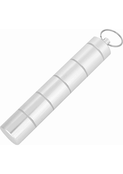 Mini Taşınabilir Hap Kutusu Kılıfı Su Geçirmez Şişesi Tutucu Anahtarlıklı (6 Kutu) (Yurt Dışından)