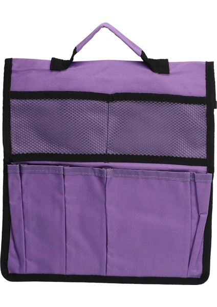 Bahçe Alet Saklama Çantası 600D Oxford Kumaş Katlanabilir Taşınabilir Bahçe Tote Çoklu Cepler ile Açık Bahçe Için Mor (Yurt Dışından)