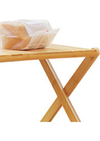 Katlanabilir Ahşap Raf Bambu Taşınabilir Güçlü Taşıma Kapasitesi Katlanır Ahşap Raf Açık Piknik Için 4 Katmanlı (Yurt Dışından) indirimleri