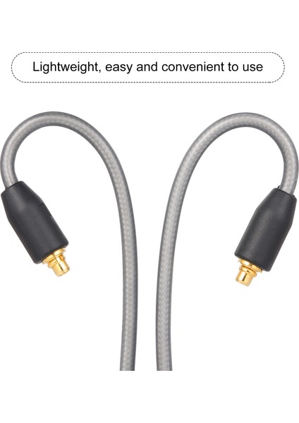 Mmcx Konnektör Yedek Kulaklık Kablosu 3,5 mm Kablolu Kulaklıklar Çıkarılabilir Kablo Shure SE215/SE315/SE425/SE535/SE846 ile Uyumlu (Yurt Dışından) fiyatları