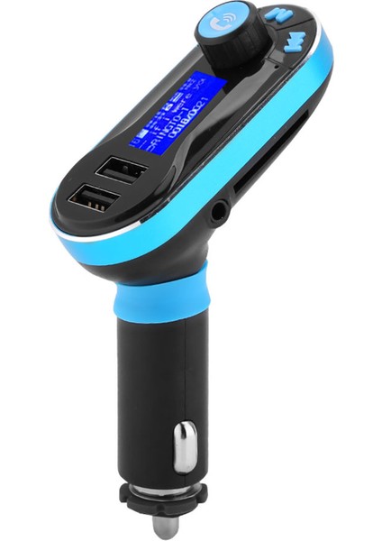 Kablosuz Araba Çift USB Port Bluetooth Mp3 Fm Verici Radyo Araba Kiti (Yurt Dışından)