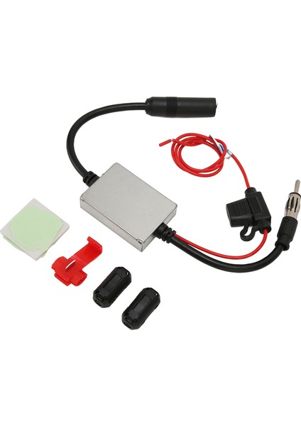 12V Güç Dın Fiş Konnektörü ile Deniz Rv Kamyon Suv Için Araba Stereo Fm Radyo Anten Sinyal Sabitleyici (Yurt Dışından) modelleri