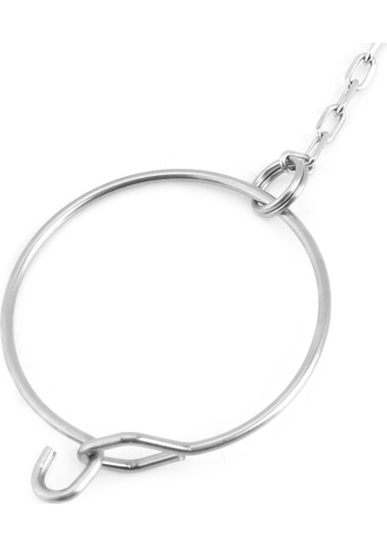 3.5/4.5/5.5 mm Paslanmaz Çelik Pet Papağan Kuşlar Ayak Standı Zincir Yüzük Oyuncaklar 4.5 mm (Yurt Dışından) fiyatları