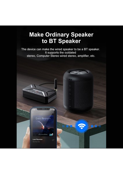 T-R22 Bt5.0 Ses Alıcısı Verici 2'si 1 Arada Kablosuz 3,5 mm Ses Adaptörü USB Aux Girişi Tv Araba Stereo Hoparlör Kulaklık (Yurt Dışından) indirimleri