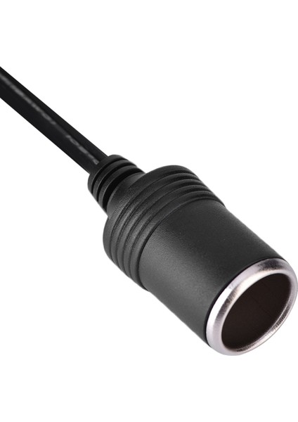 Araba Çakmak Dişi 12V Dc 5.5 x 2.1mm Dişi Soket Güç Kaynağı Kablosu (Yurt Dışından)