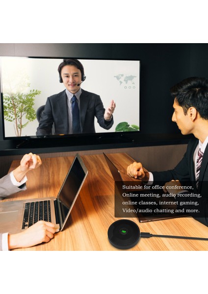 UM10 USB Konferans Mikrofonu 360° Çok Yönlü Kondenser Pc Mikrofonları Video Konferans Oyun Sohbet Için (Yurt Dışından) fiyatları