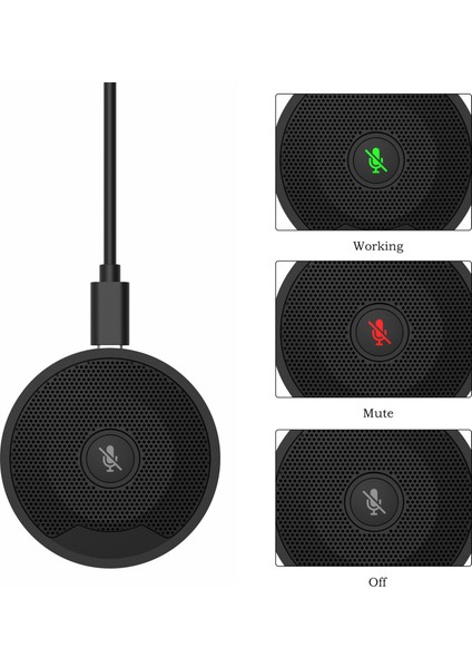 UM10 USB Konferans Mikrofonu 360° Çok Yönlü Kondenser Pc Mikrofonları Video Konferans Oyun Sohbet Için (Yurt Dışından) indirimleri