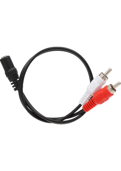 0.25 Metre Ses Kablosu 3.5mm Dişi - 2 Erkek Stereo Adaptör Y Kablosu Hdtv Kulaklık Amplifikatörü Için (Yurt Dışından) modelleri