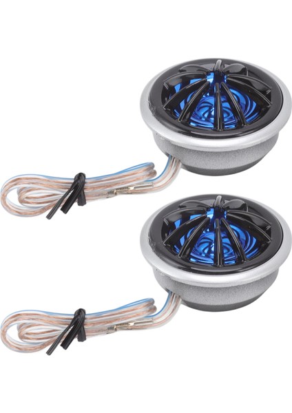Araba Tweeter'ı 150W Yapıştırılabilir Siyah Net Tiz Kubbe Tweeter'ı Tüm Araba Ses Sistemleri Için 2 Adet (Yurt Dışından)