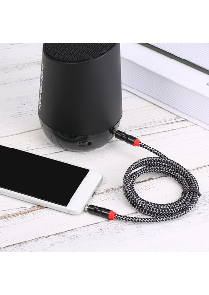 2 Metre Ses Uzatma Kablosu 3.5mm Jack Erkek - Erkek Aux Kablosu 3.5 mm Ses Uzatma Kablosu Örgülü Tel Bilgisayar Cep Telefonları Amplifikatör Için (Yurt Dışından) indirimleri