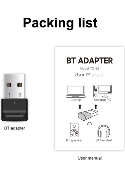 USB Bt Transmitter 5.0 Ses Adaptörü Video Konferans ve Aramalar Için, Tak ve Çalıştır, Tüm Cihazlarla Uyumlu, Kullanımı Kolay, Iş Profesyonelleri Için Ideal (Yurt Dışından)