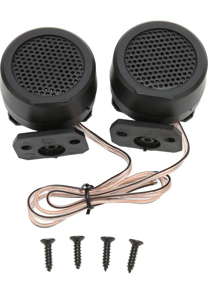 2 Adet Araba Kubbe Tweeter 500W 4 Ohm Dahili Kapasitör Harika Ses Kalitesi Araba Hoparlörü (Yurt Dışından)