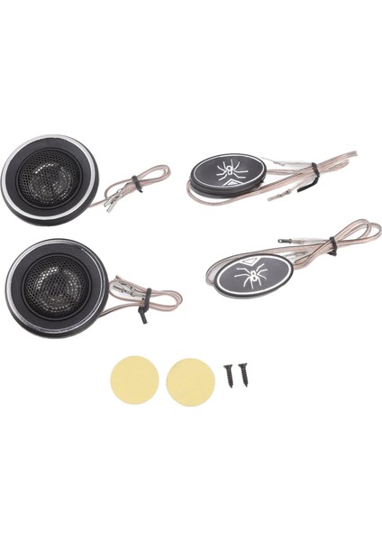 2 Adet Dome Tweeter 150W 4 Ohm Dahili Kapasitörlü Araba Hoparlörü Tüm Araba Ses Sistemleri Için (Yurt Dışından)