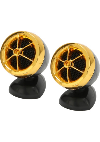 2 Adet Dome Tweeter 1200W Hoparlör Yüksek Hassasiyet Evrensel Araba Ses Sistemleri Için Altın (Yurt Dışından) indirimleri