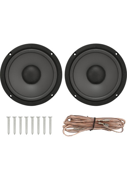 2 Adet Koaksiyel Araba Hoparlörü 600W Tam Aralıklı Bas 6.5 Inç Araba Hoparlörü Araba Aracı Için (Yurt Dışından)