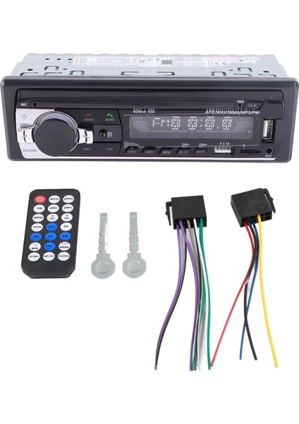 Çift USB Araç Üstü Fm Radyo Bluetooth Eller Serbest Arama Kayıpsız Müzik Mp3 Çalar (Yurt Dışından)