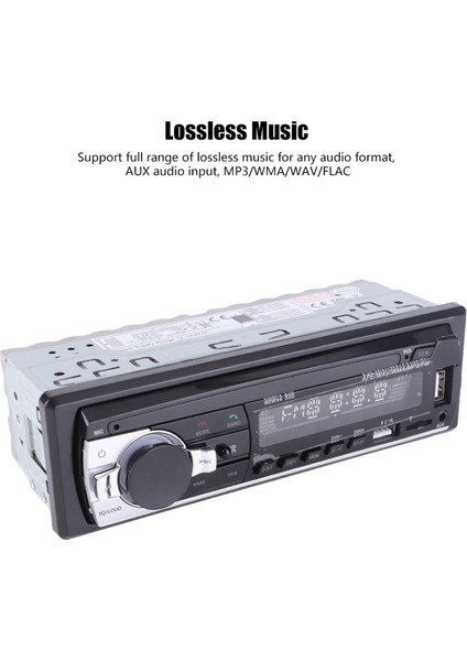 Çift USB Araç Üstü Fm Radyo Bluetooth Eller Serbest Arama Kayıpsız Müzik Mp3 Çalar (Yurt Dışından)