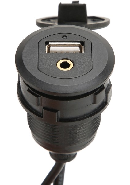 USB 2.0 3.5mm Aux Uzatma Kablosu Erkek Dişi Bağlantı Gömme Montajlı Uzatma Kablosu Araba Bisiklet Için (Yurt Dışından) modelleri