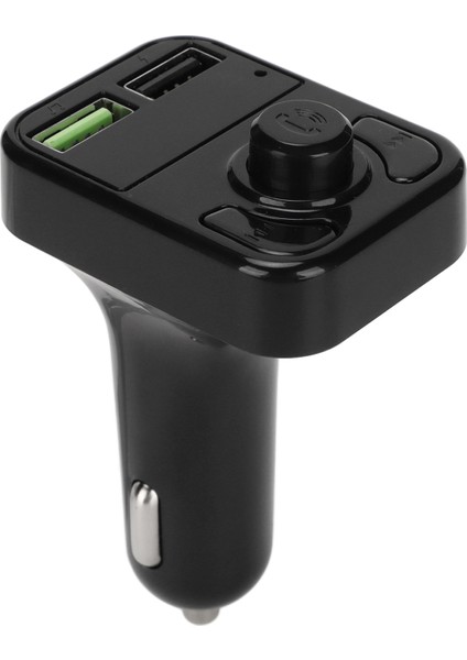 Fm Verici Araba Adaptörü Otomatik Güç Kapalı Hafıza Renkli Ortam Işığı USB Şarjlı Araba Şarj Cihazı Otomobil X3S Için (Yurt Dışından)