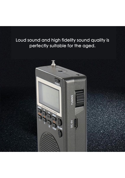 Fm Radyo Dijital Taşınabilir Stereo Hoparlör Mp3 Ses Çalar Yüksek Sadakat Ses Kalitesi (Yurt Dışından) modelleri