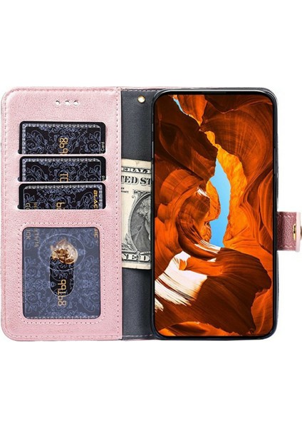 Realme C75 Kılıf Fermuarlı Cep Pu Deri Cüzdan Kapaklı Telefon Kılıfı (Yurt Dışından)