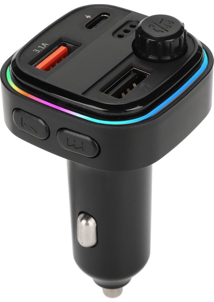 Araba Şarj Adaptörü Sabit Iletim Fm Vericisi Qc3.0 USB Hızlı Şarj Pd 20W Araba Fm Vericisi Araba Için C26 (Yurt Dışından)