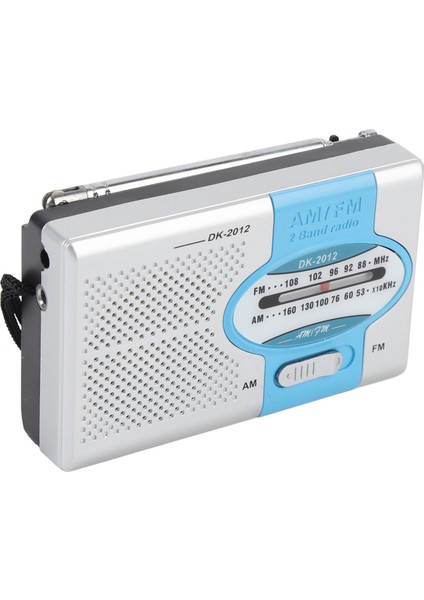 Taşınabilir Radyo Frekans Modülasyon Am Cep Transistörlü Radyo Hoparlör ve Kulaklık Girişi Gümüş Mavi (Yurt Dışından) modelleri