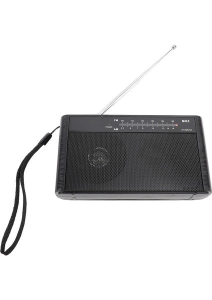 Fm Am Taşınabilir Radyo Çok Bantlı Radyo Pil ile Çalışan Kompakt Kişisel Radyo Uzun Bekleme Süresi 3,5 mm Jaklı (Yurt Dışından)