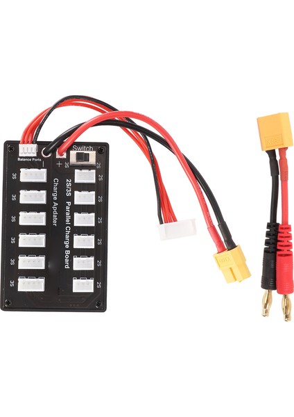 7.4V Lipo Paralel Şarj Kartı 3pin 4mm Muz Fişi 2s 3s Lityum Pil Şarj Plakası Imax B6 Için (Yurt Dışından)