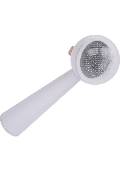 Pet Deshedding Fırça Rahat Kavrama Nazik Masaj Köpek Kedi Bakım Fırçası Uzun ve Kısa Saçlar Için Kediler Köpekler Beyaz (Yurt Dışından)