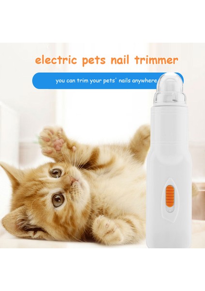Elektrikli Pet Köpek Kedi Ayak Pençe Tırnak Bakım Giyotin Aracı Öğütücü Clipper (Yurt Dışından)
